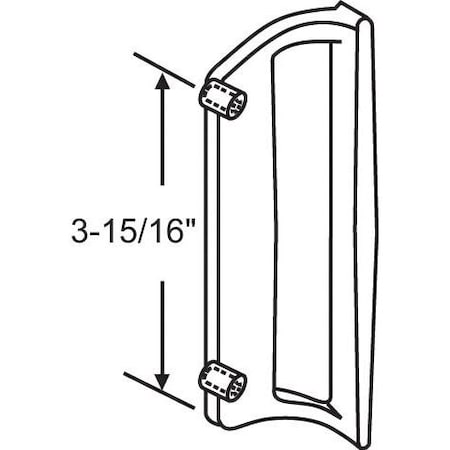 Strybuc PD HANDLE PULL BLACK 13-147B